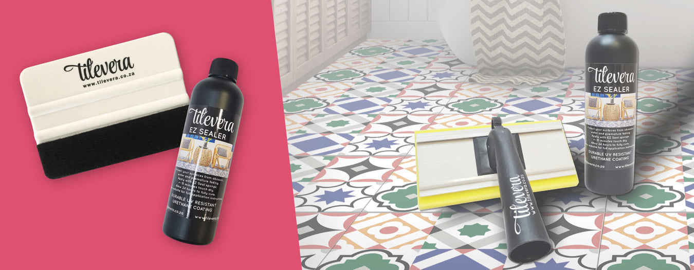 Tilevera vinyl tile sealer and applicator