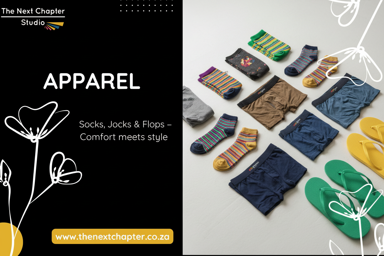 Apparel - Socks, Jocks, Flops