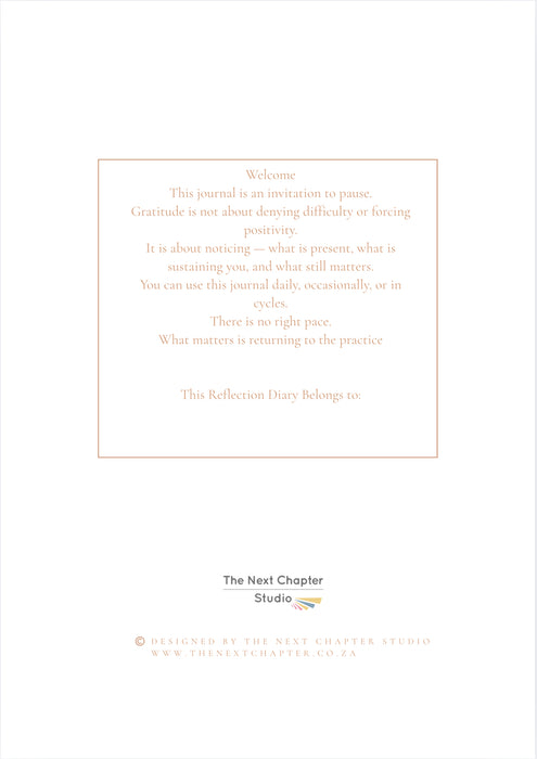 I am Grateful - A Reflection Diary 2026