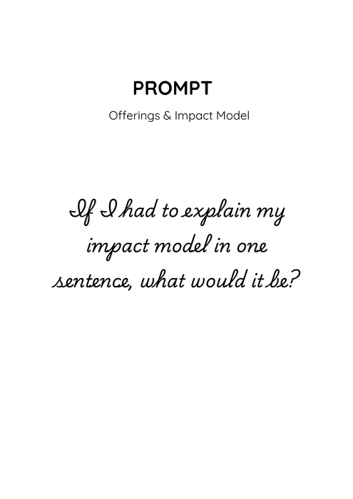 Growing a Social Impact Business - Practical Workbook to Create Your Social Entrepreneurship Business Plan