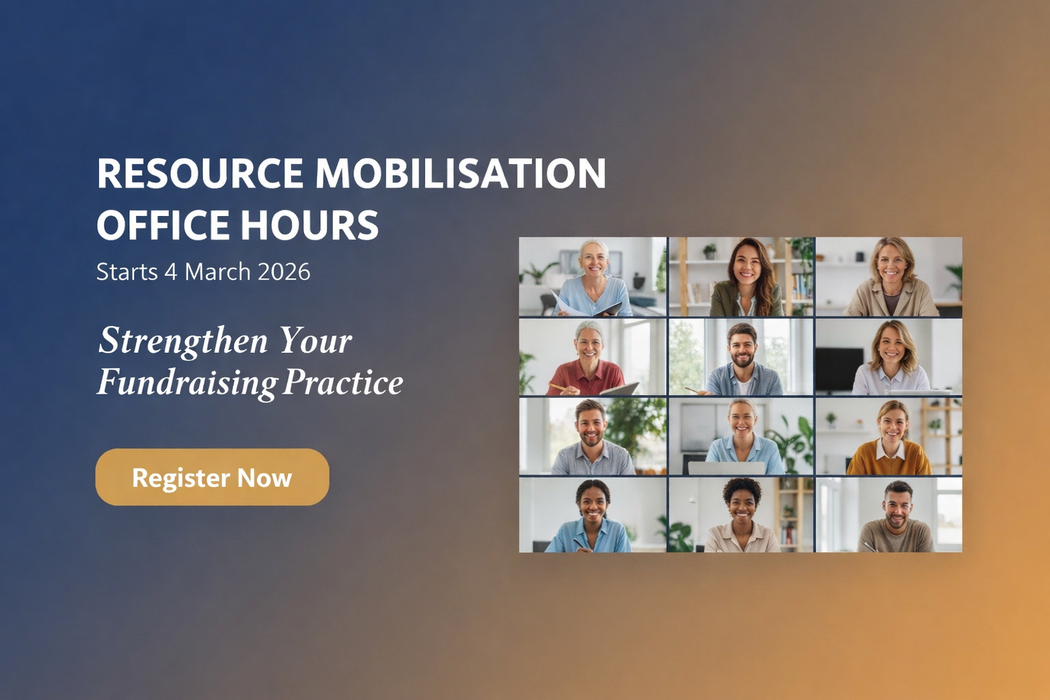 Resource Mobillsation Office Hours - Hands On Practical Fundraising Support for NPOs