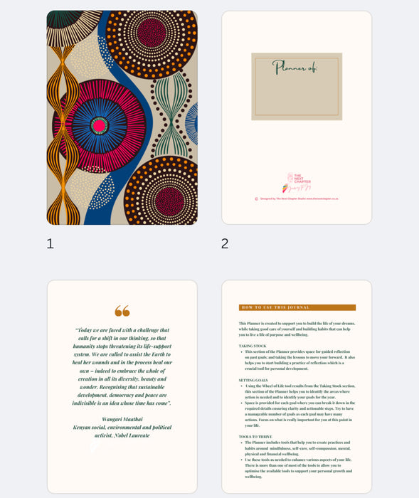 2025 A5 Planner & Wellbeing Journal