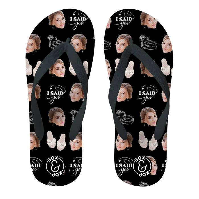 Custom Face Flip Flops