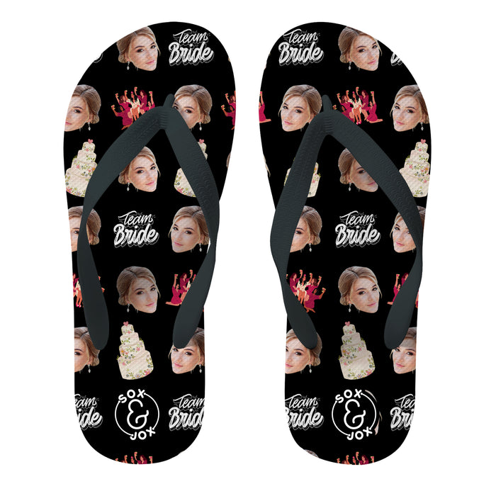 Custom Face Flip Flops