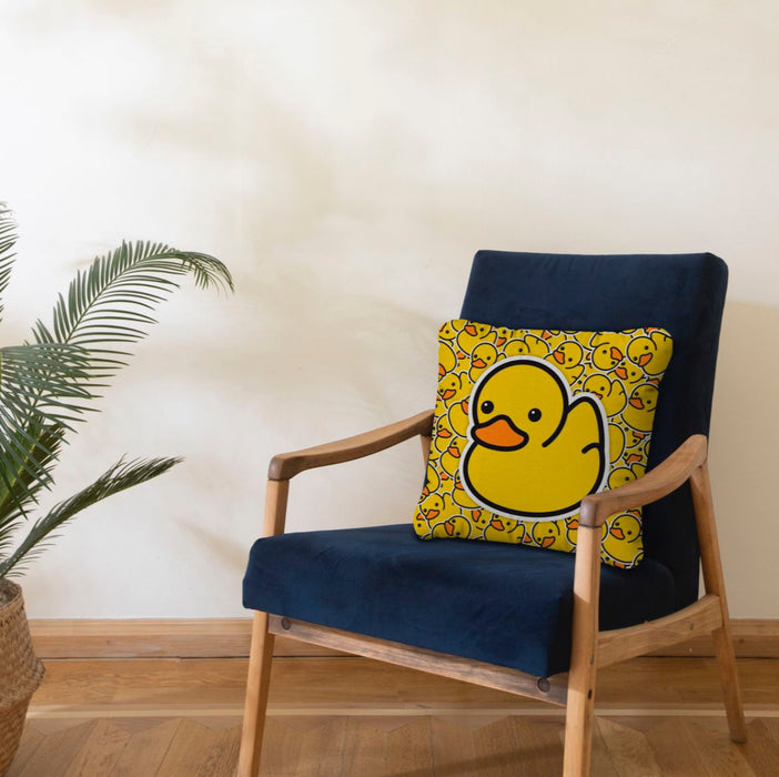 Sticker-Style Printed Pillow – Fun Pop Art Pillow (Custom Option Available!)