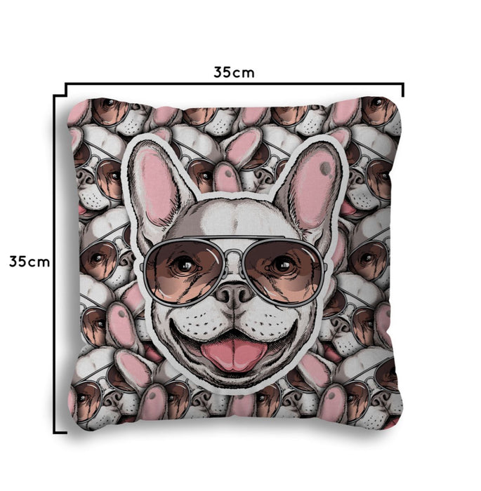 Sticker-Style Printed Pillow – Fun Pop Art Pillow (Custom Option Available!)