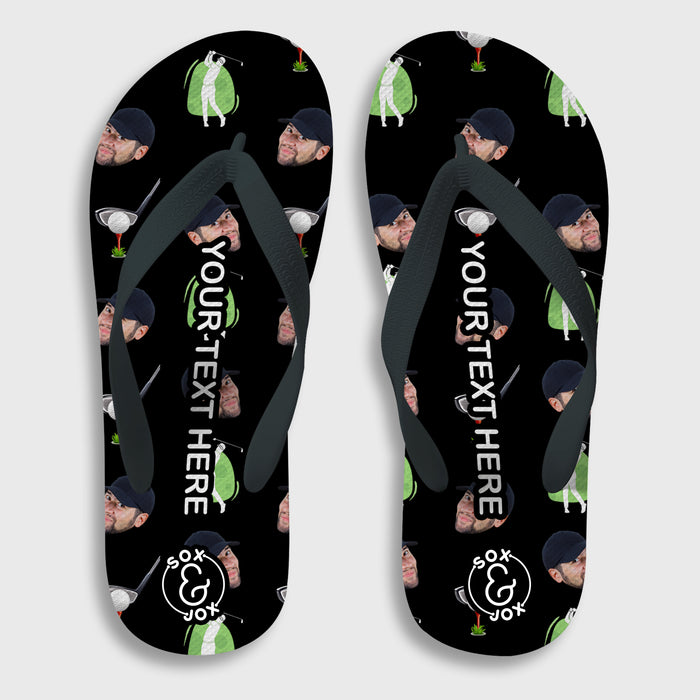 Custom Face Flip Flops | Personalised Photo Flip Flops | Sox & Jox