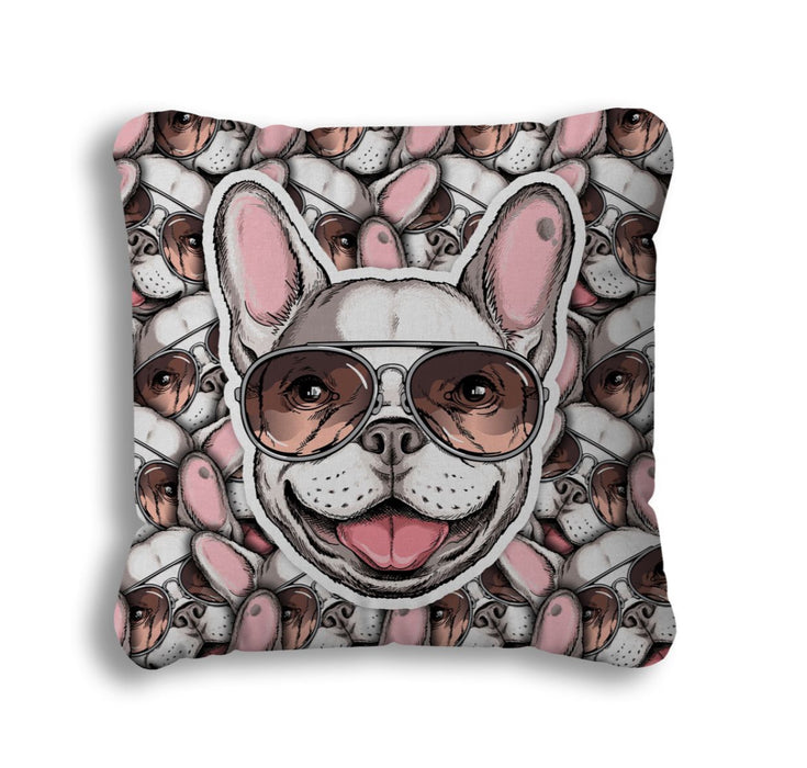 Sticker-Style Printed Pillow – Fun Pop Art Pillow (Custom Option Available!)