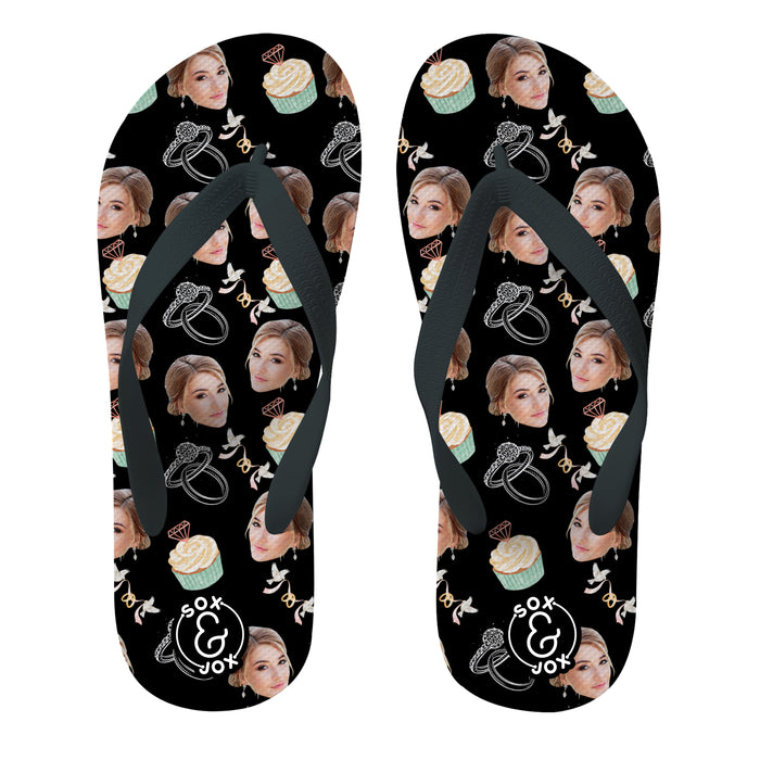 Custom Face Flip Flops