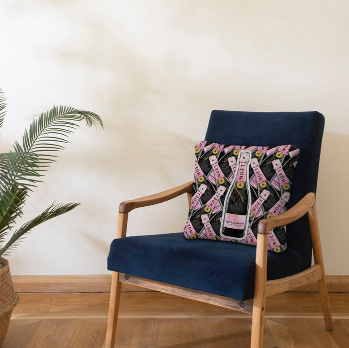 Sticker-Style Printed Pillow – Fun Pop Art Pillow (Custom Option Available!)