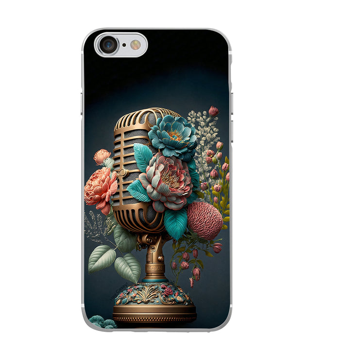 Hey Casey! Floral Mic Night Phone Case for iPhone Samsung Huawei