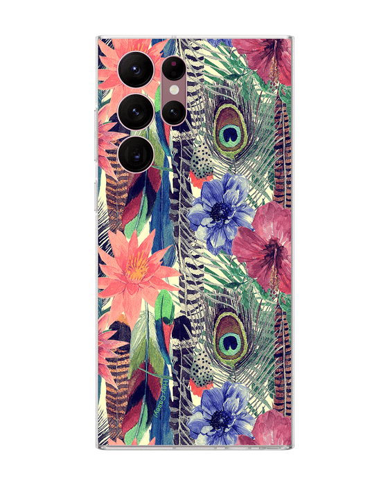 Hey Casey! Jungle Feathers Phone Case for iPhone Samsung Huawei