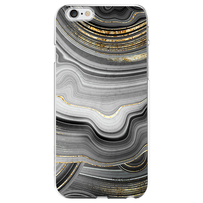 Hey Casey! Black Agate Phone Case for iPhone Samsung Huawei