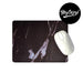 black and white granite print mouse pad