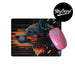 A wolf print mousepad