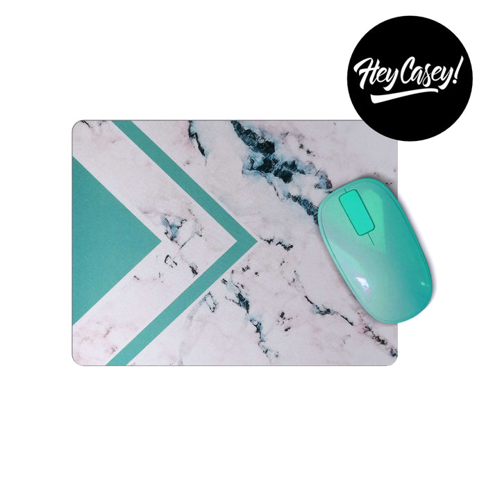 marble print mouse pad