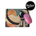 mouse pad with a modern astronaut illustration