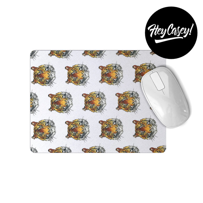 Tiger print mouse pad