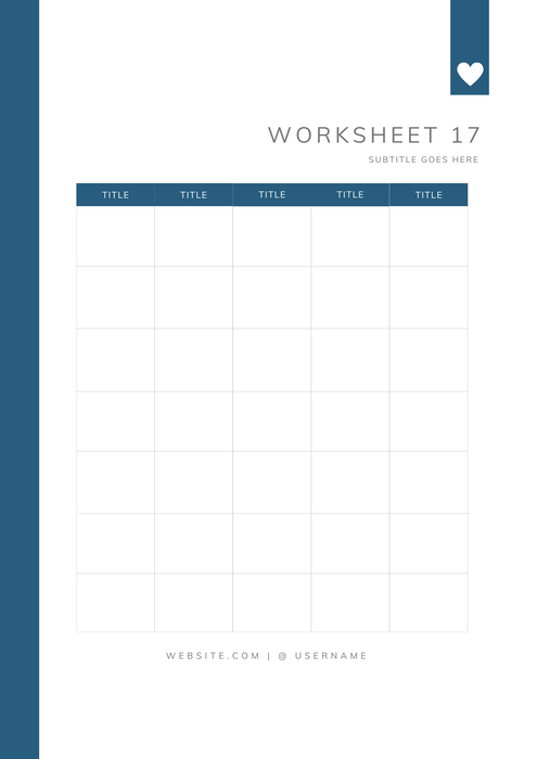 workbook starter template