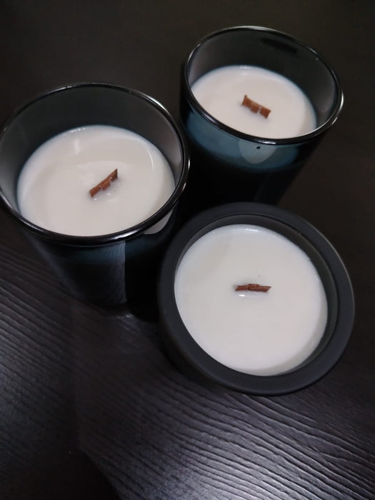 Hand-Poured Soy Candles – Vanilla, Champagne & Rose, Decorative Bubble & World Candles (Artisan Candle Collection)