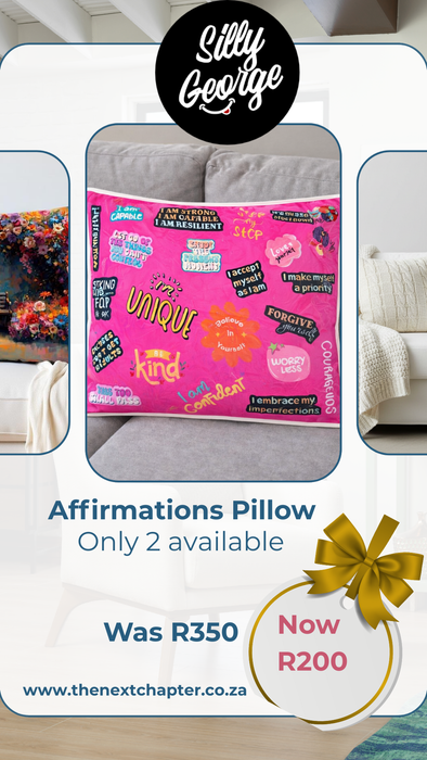 Affirmation Pillow large