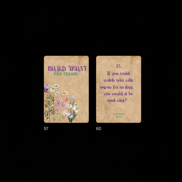 Check In Cards on black background