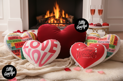 Valentine's Day Heart Cushions Collection